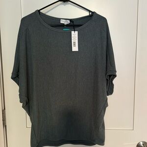 Michael Stars dolman sleeve slate blue top